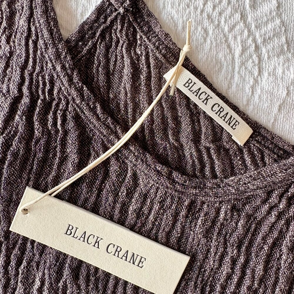 Black Crane Textured Cami in Grey - Small - Brand New w/Tags - Picture 4 of 10